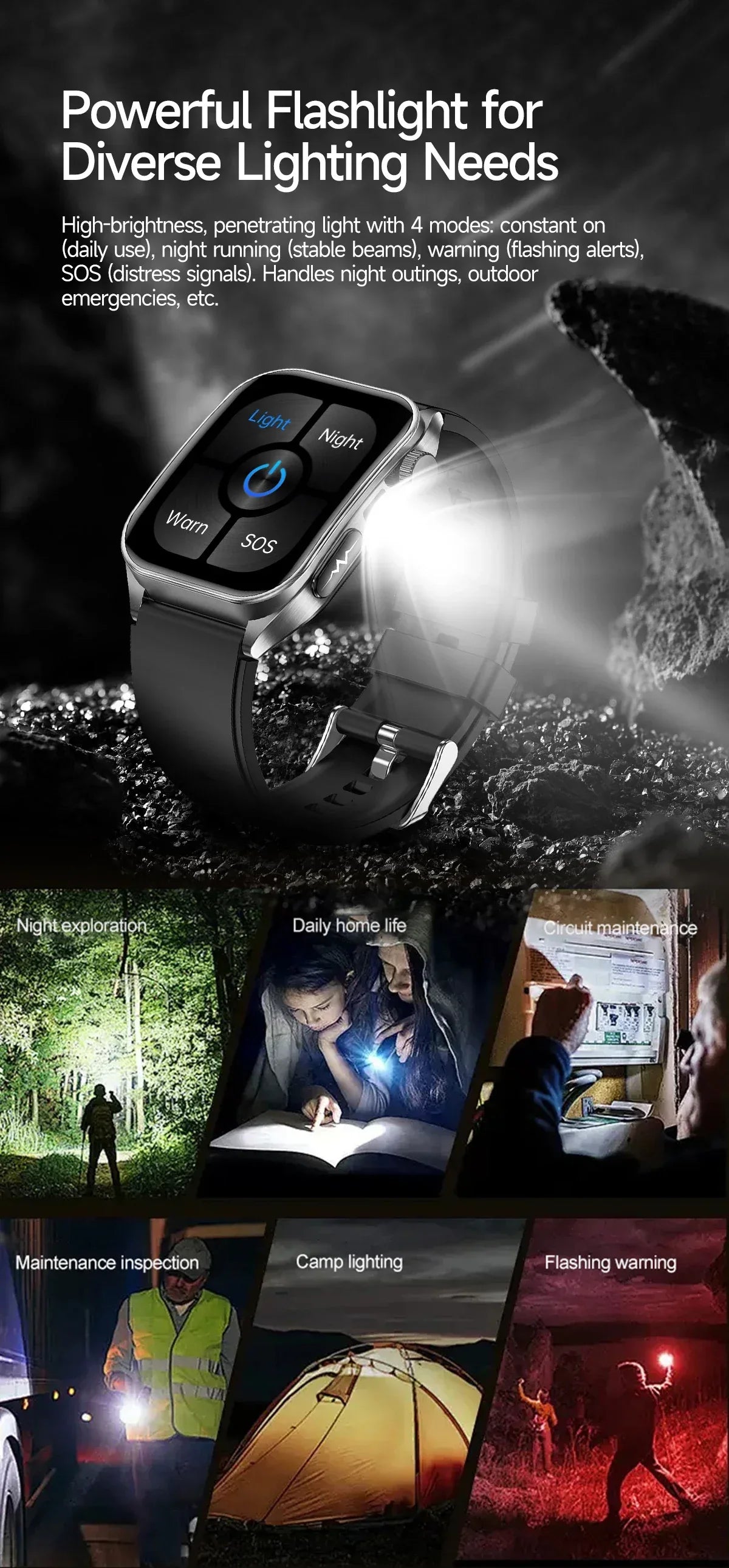 2025Hot AI-GPT Diagosis ECG Health SmartWatch Blood Pressure Lipid Uric Acid 650nm Dual-Probelaser Heart Analysis Smart bracelet - Wear444