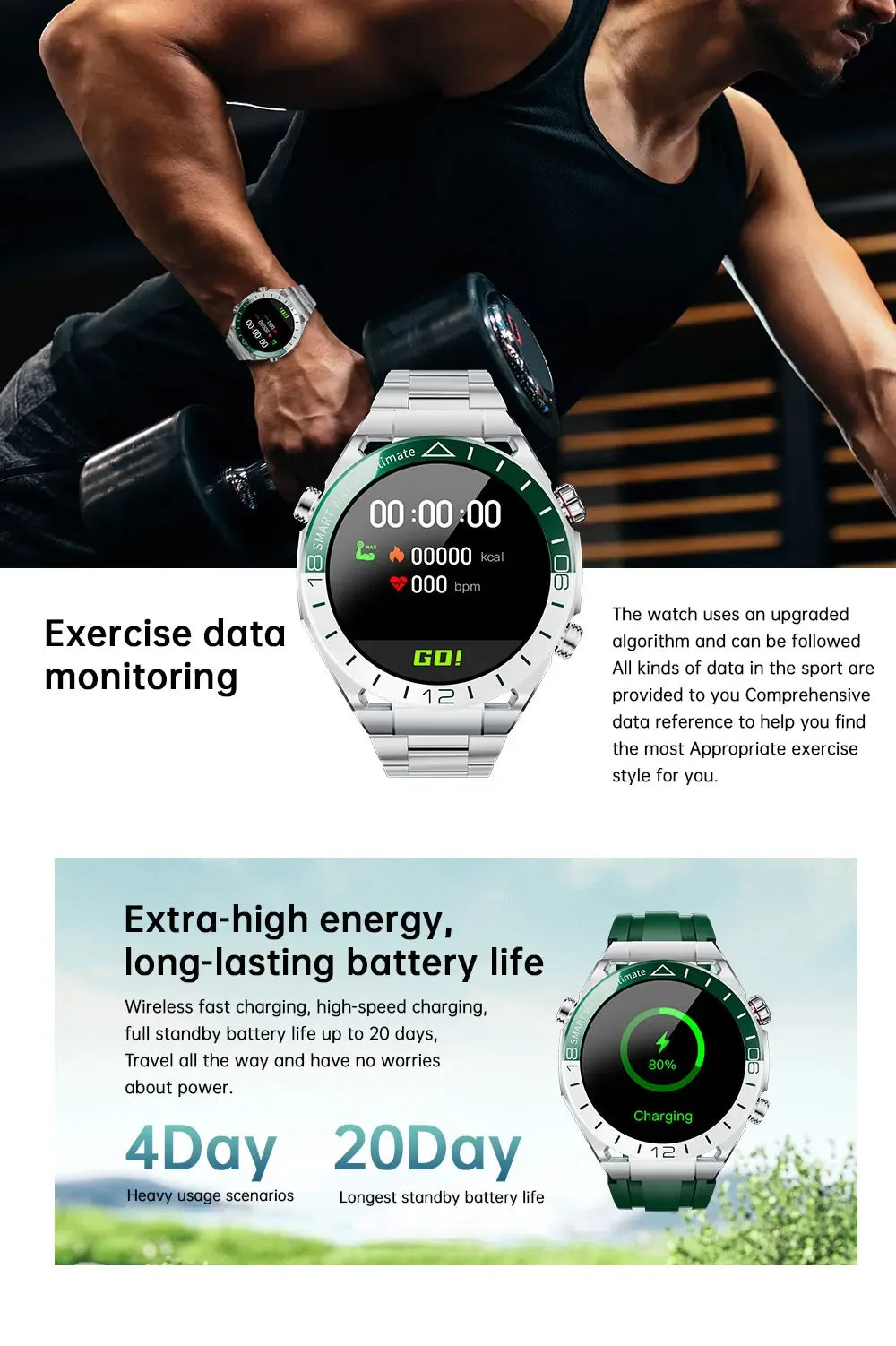 Hotsale Smartwatch Women Men Lady Gifts 1.53” HD AMOLED GPS NFC Bluetooth Phone Calls Sports Smart Watches For Man Waterproof - Wear444