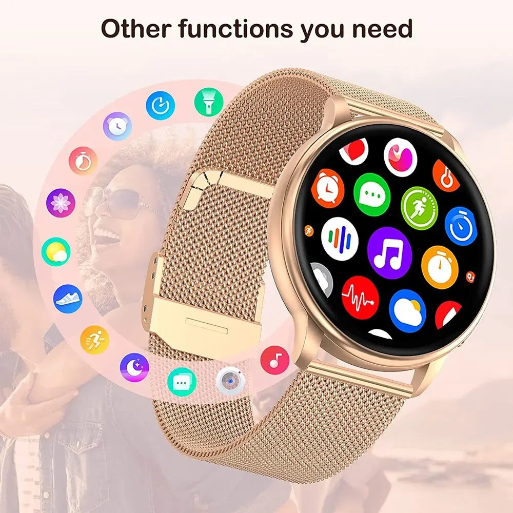 MEVADEN Bluetooth Call Smart Watch Women Fashion Watches Custom Dial Sport Fitness Health Tracker Smartwatch for Android IOS Y22 - Wear444