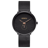 2025 New Fashion Mens Watches Top Brand Luxury Quartz Watch Men Casual Slim Mesh Steel Waterproof Sport Watch Relogio Masculino