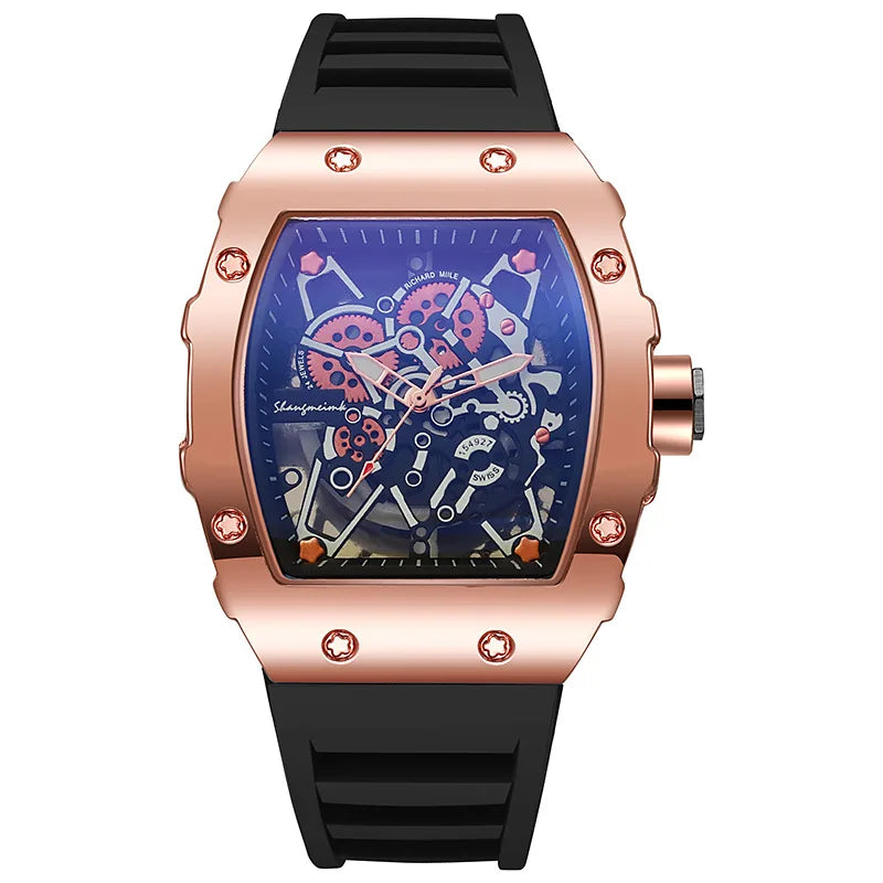 2025 New Fashion Men Luxury Watches Mens Top Big Silicone Jelly Casual Quartz Watch For Gift Relogio Masculino Male Wristwatches