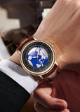 LIGE Quartz Man Watch Leather Fashion Luxury Watch for Men Military Casual Sports Outdoor Waterproof Wristwatch Reloj Hombre New