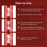 Electric Hair Regrowth Brush with Infrared Light Machine Acupoint Scalp Massage Anti-Hair Loss Exercise Hair Scrubber Combs