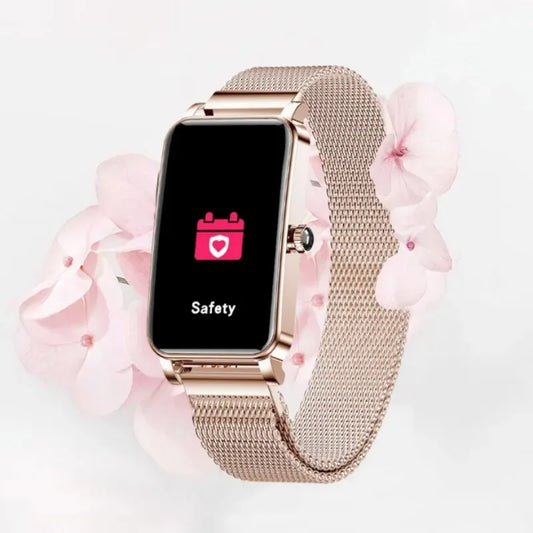 ZX19 Fashion Smart Watch for Women Health Monitor Female Menstrual Period Girl Remote Control Selfie Sports Fitness Wristband - Wear444