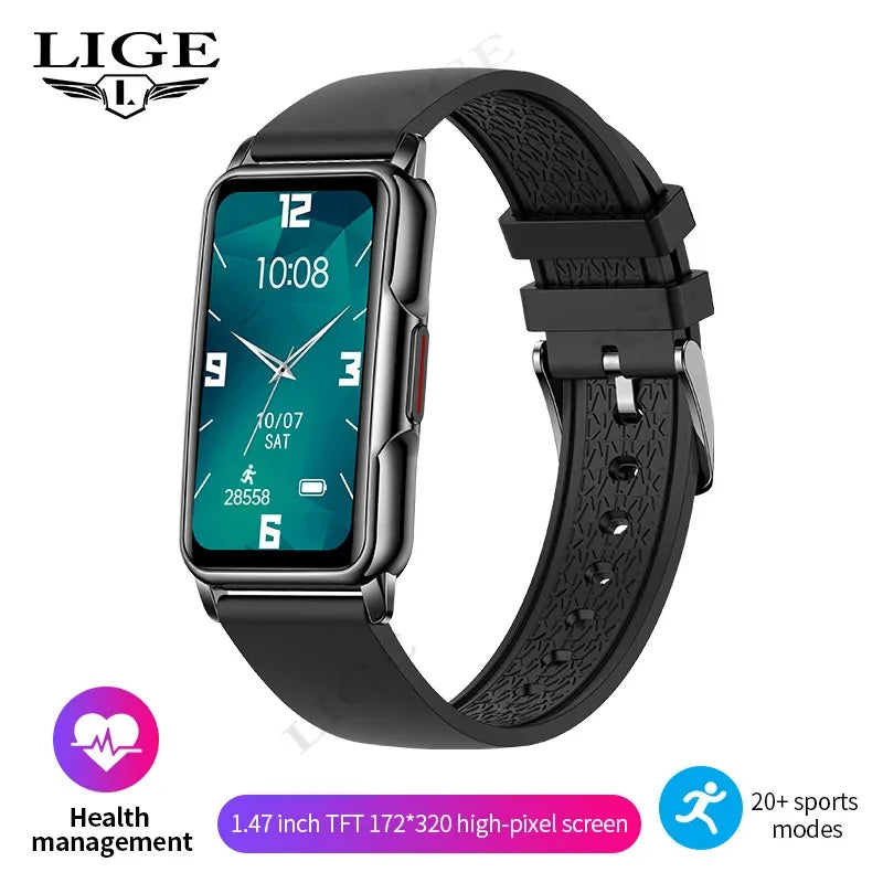 For Android IOS Smart Bracelet Women Smartwatch Men Heart Rate Blood Oxygen Waterproof Sport Smart Band Watch For Ladies +Gift - Wear444