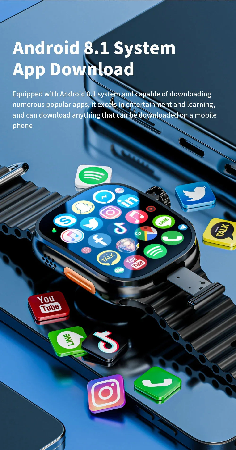 Curved Display S10 Ultra 3 Smartwatch JC02 Pro Smart Watch With 190° Rotary Camera NFC GPS WIFI Compass 2.26inch Amoled Screen - Wear444