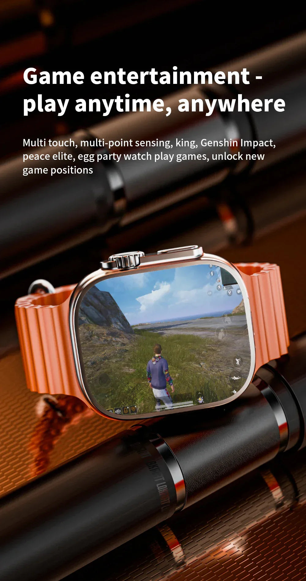 Curved Display S10 Ultra 3 Smartwatch JC02 Pro Smart Watch With 190° Rotary Camera NFC GPS WIFI Compass 2.26inch Amoled Screen - Wear444