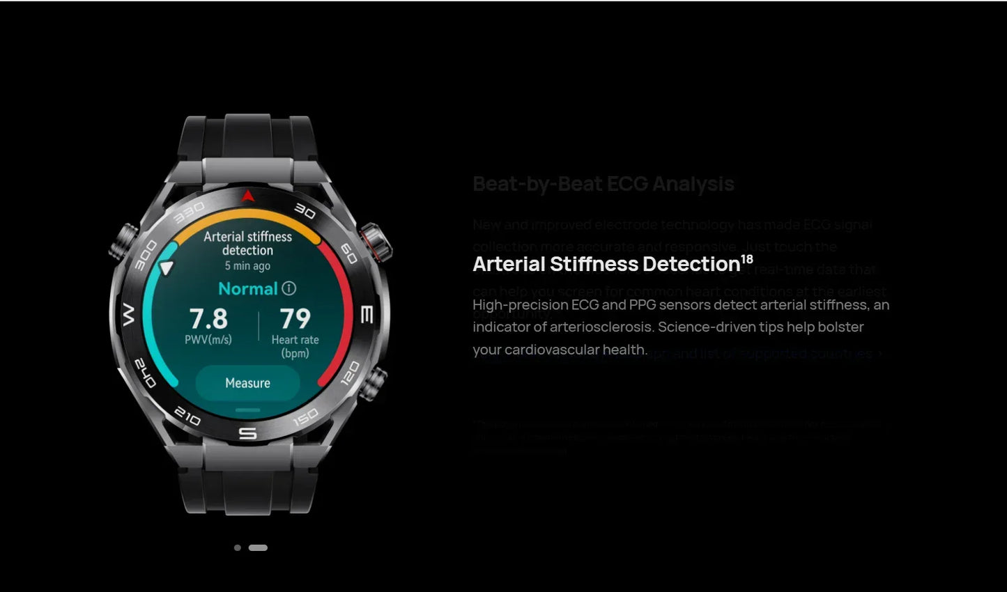 HUAWEI Watch Ultimate Smartwatch, 1.5" LTPO AMOLED Touch Display, Golf Course Mode, 100m Water Resistance, 2-Week Battery Life - Wear444