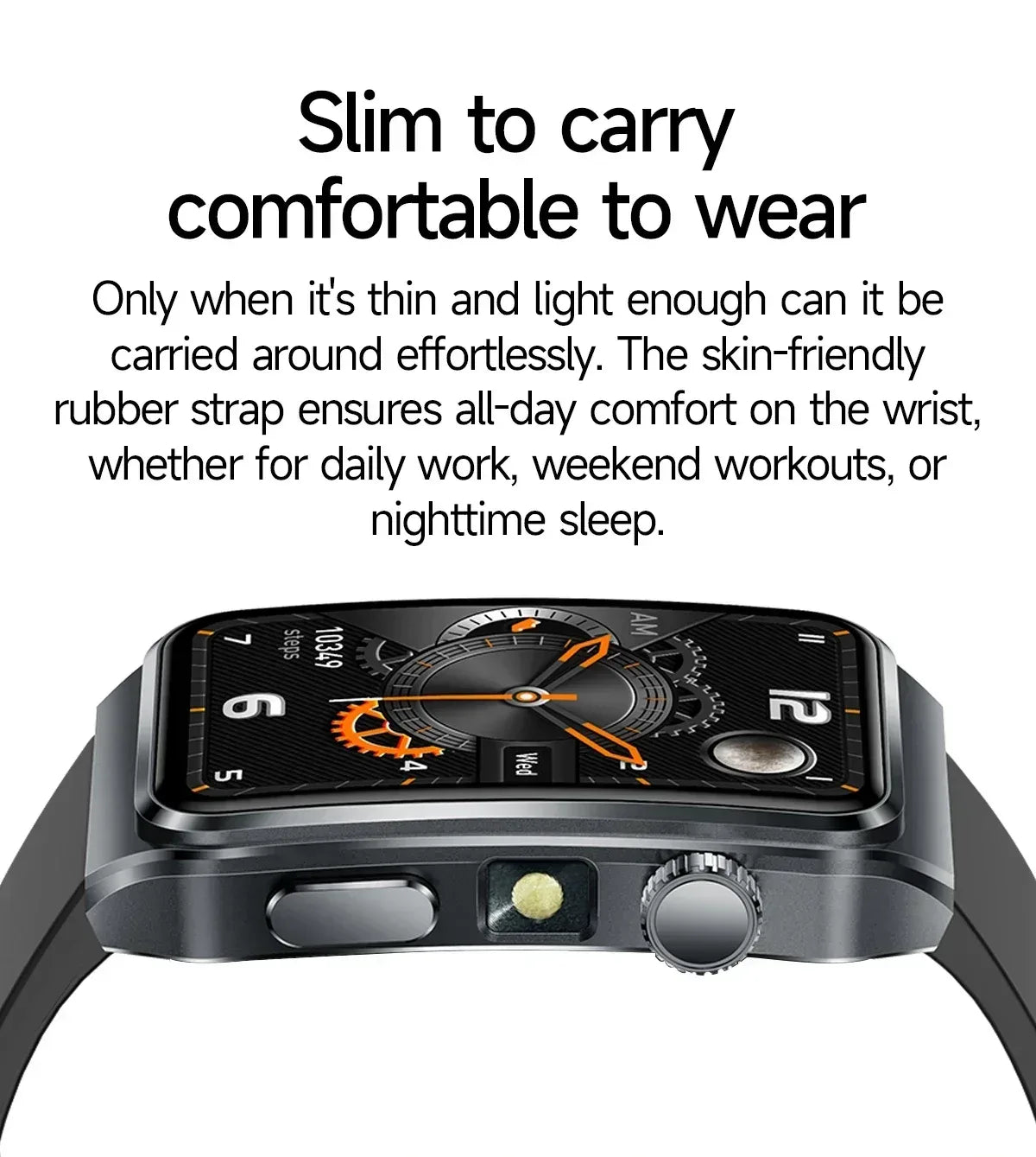 2025 New Nursing Grade ECG+PPG Pulse therapy Smartwatch Men Blood lipid Uric acid Bluetooth call Health Bracelet For Android iOS - Wear444