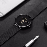2025 New Fashion Mens Watches Top Brand Luxury Quartz Watch Men Casual Slim Mesh Steel Waterproof Sport Watch Relogio Masculino
