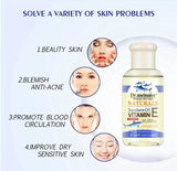 NEW Vitamin E Face Essence Oil Morning & Night Shrink Pores Korean Brightening Skin Care Essence 75ml
