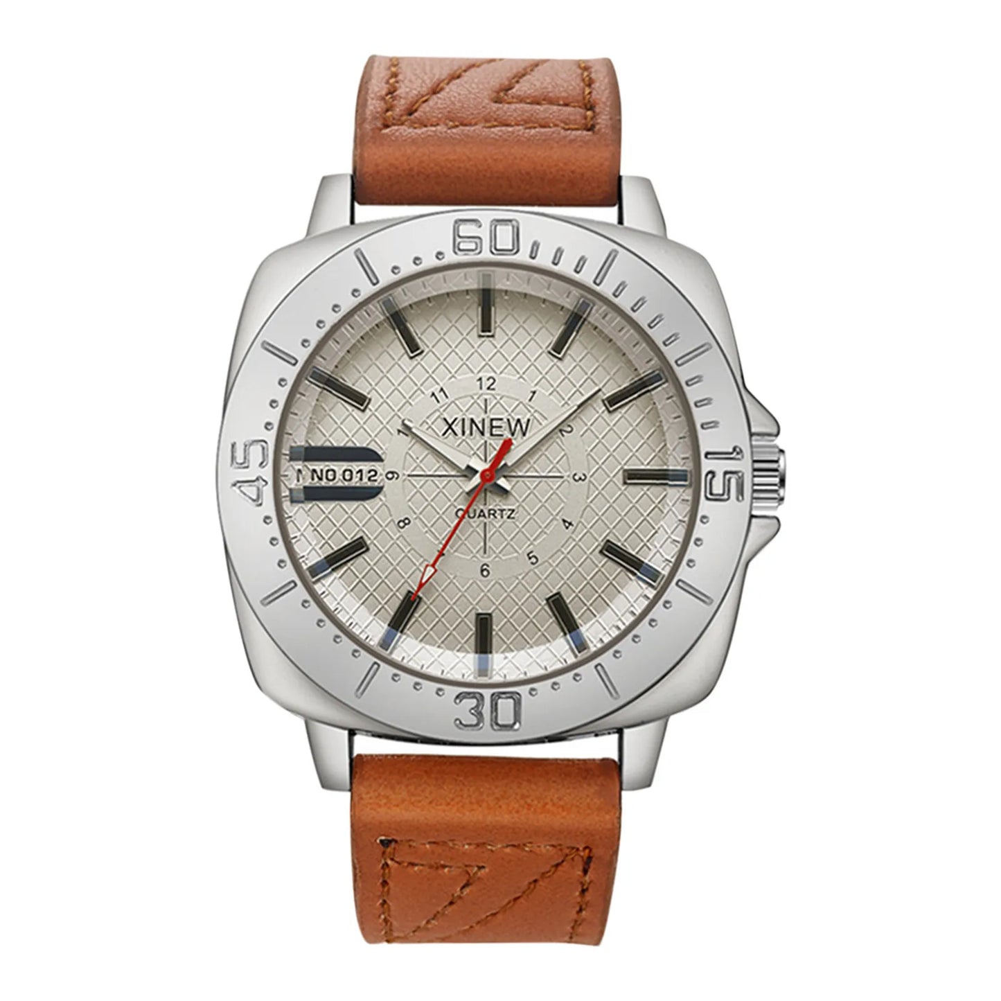 2025 New Casual Fashion Quartz Wristwatch Men And Women Leather Strap Simple Circular Dial Wristwatch Decorations ﻿