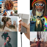 Braiding Machine,Dreadlock Machine,Automatic Hair Curling Machine with 6 Heads,Suitable for DIY Your Own Braided Hair Extensions