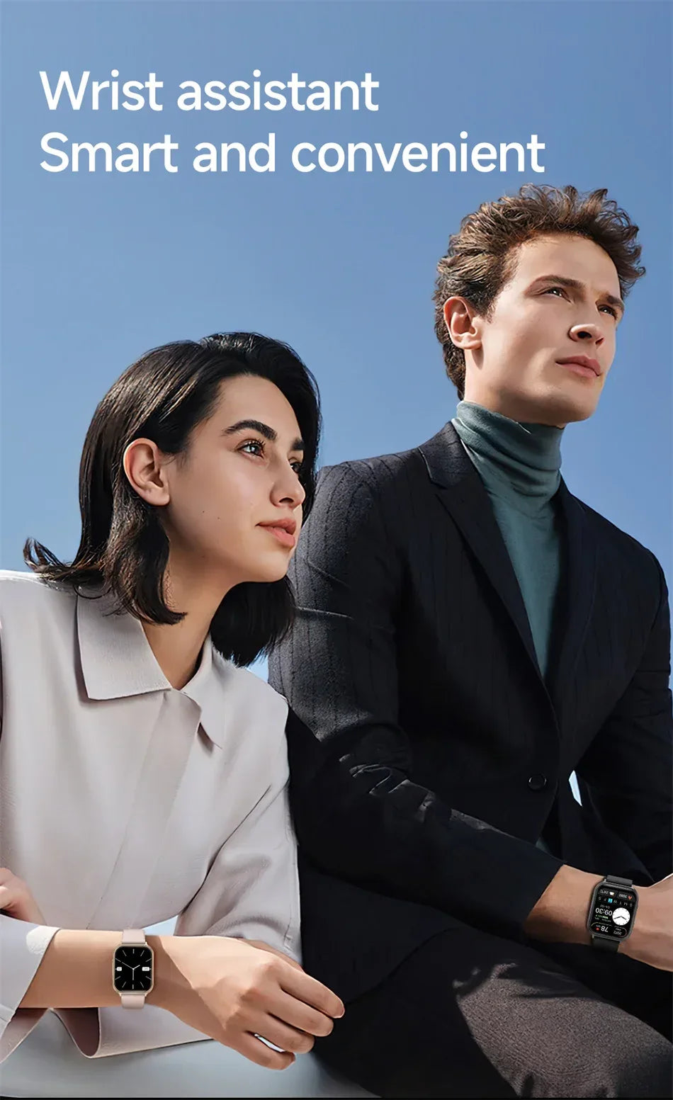 700mAh Lady fashion Smart Watch Men Women Heart Rate Blood Pressure Fitness Tracker Bluetooth Call Smartwatch Man For Android - Wear444