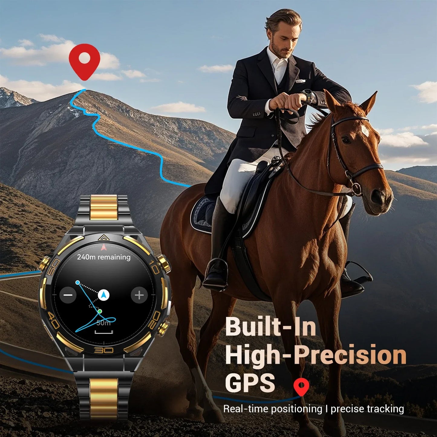 Blackview W90 Pro Smartwatch 1.43" AMOLED Display Up to 20 Days Battery Life, Blood Oxygen,Bluetooth Calling,Heart Rate Monitor - Wear444
