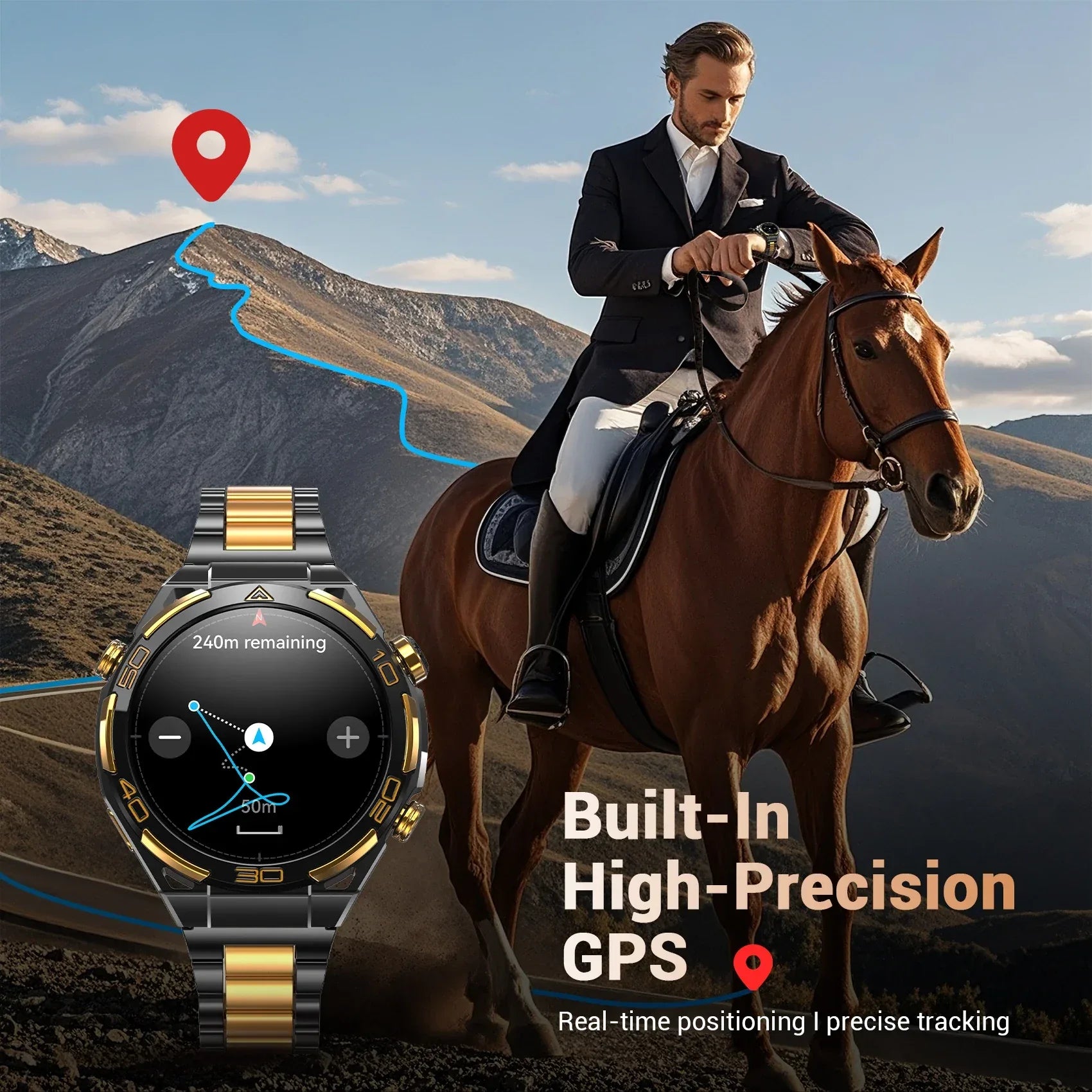 Blackview W90 Pro Smartwatch 1.43" AMOLED Display Up to 20 Days Battery Life, Blood Oxygen,Bluetooth Calling,Heart Rate Monitor - Wear444
