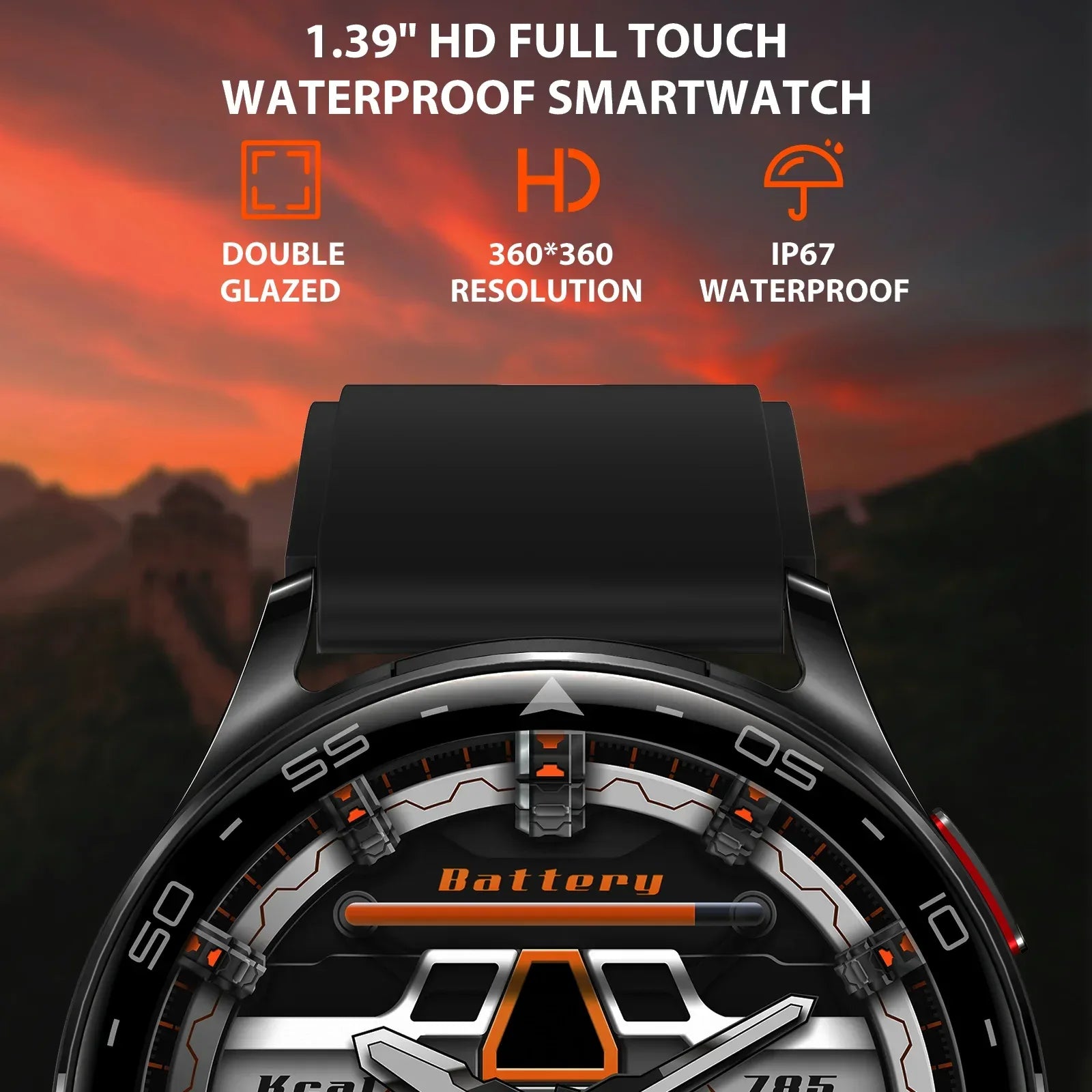 EIGIIIS Smart Watch with Earbuds1.39"HD Fitness Watch with Heart Rate Blood Oxygen Sleep Tracker 2 in1 Bluetooth for iOS Android - Wear444