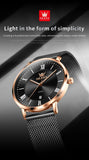OLEVS Casual Fashion Business Quartz Watches for Men Top Brand Original Stainless Steel Mesh Belt Waterproof Calendar Men Watch