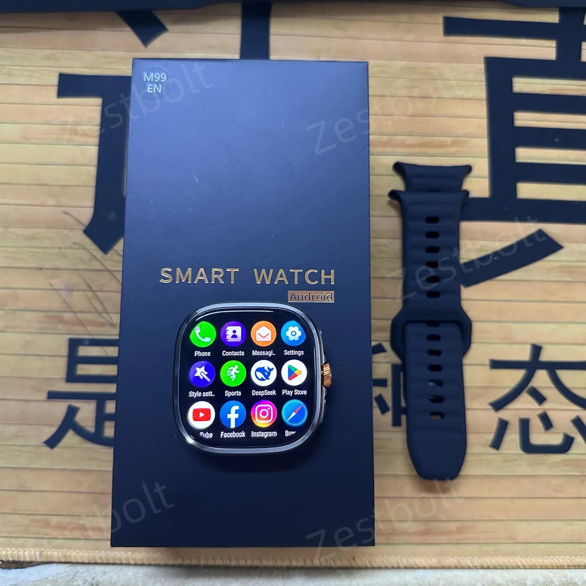 Original M99 Smartwatch 2.4 inch Amoled Screen insert 4G/5G Sim Card GPS WIFI 190° Rotating Camera Game Android 10.0 Smart Watch - Wear444