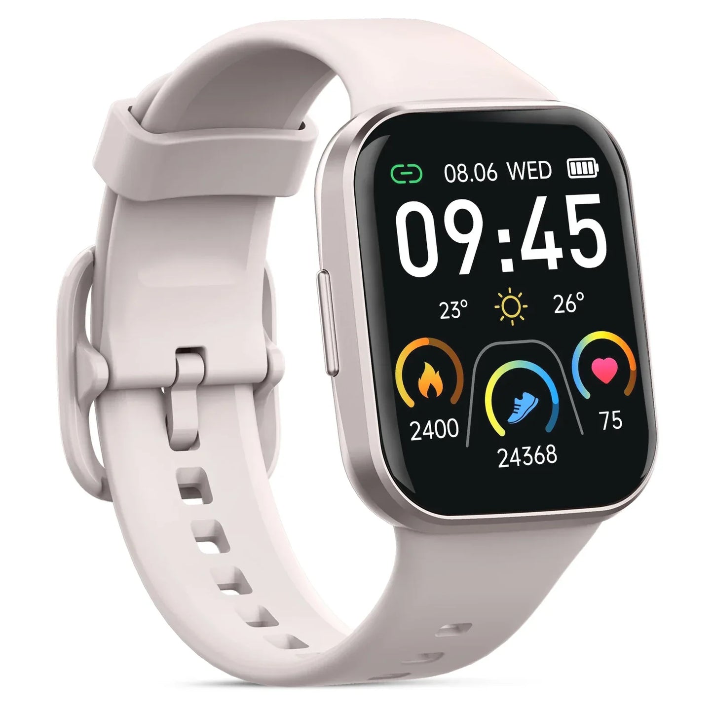 Q23 Smart Watch, Fitness Tracker Watch, 1.69'' Touch Smartwatch Fitness Watch with Pedometer/Sleep Monitor. - Wear444