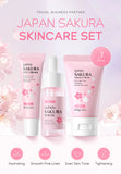 3pcs/set LAIKOU Vitamin C 24K Golden Sakura Skin Care Sets Face Cream Serum Eye Cream Moisturizing Anti Wrinkles Face Care Kit