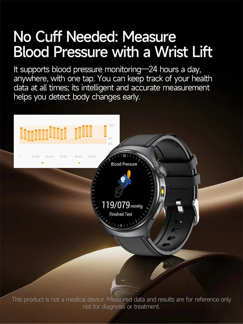 2026New Smart Watch Men Sport ECG Heart Rate Blood Pressure Health Diagnosis Sport Fitness tracking Smartwatches For Men women - Wear444