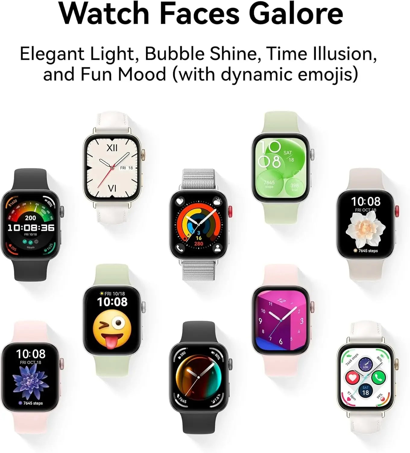 HUAWEI Watch FIT 3,1.82" AMOLED Display ,Ultra-Slim Design,All-Round Fitness Management,Comprehensive Health Managment,Durable - Wear444