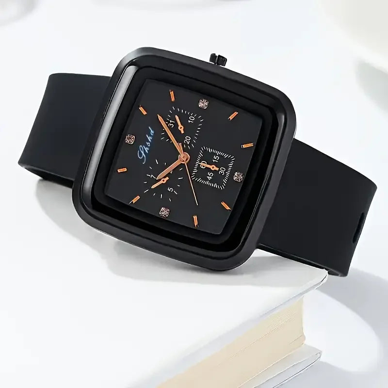 [Popular Choice] Minimalist Sports Quartz Watch for Men and Women - Fashion Analog Silicone Strap