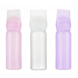 3pcs 180ml hair oil bottle refillable bottle hair oil bottle professional hairdressing tool，Special for real hair wigs