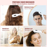 Electric Hair Care Comb Micro Current Massage Comb Hair Conditioner LED Colored Light Radio Frequency Hot Compress Scalp Care