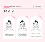 Sakura Exfoliating Peeling Gel Facial Scrub Moisturizing  Nourishing Repair Scrubs Face Cream Beauty Skin Care