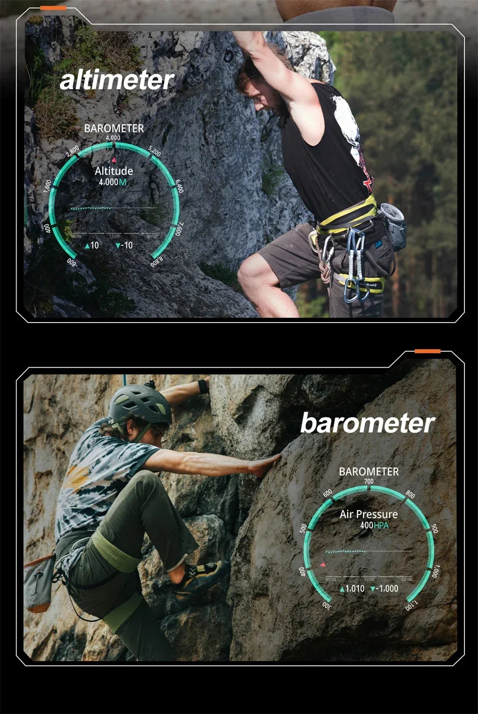 2025New Smart Watch AMOLED Screen GPS Sport Fitness Waterproof LED Lights Compass HD Call Call Smartwatch For Android iOS man - Wear444