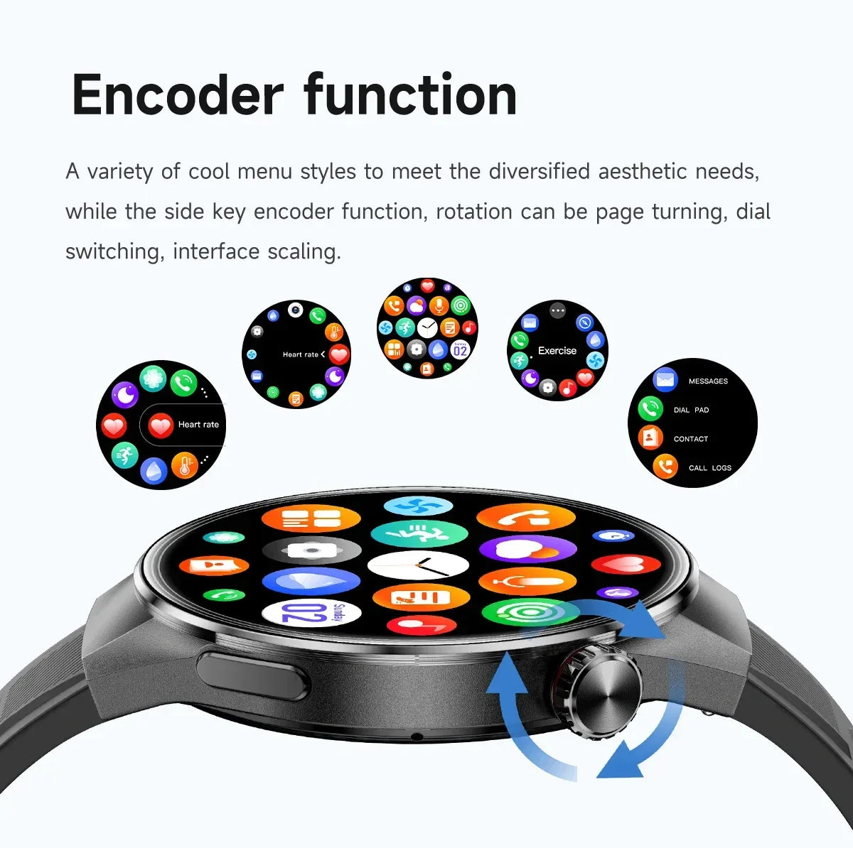 2025 New Originl Watch G5 PlUS Smart Watch 1.75" HD AMOLED Screen GPS track Heart Rate Bluetooth Call Compass Smartwatch for Men - Wear444