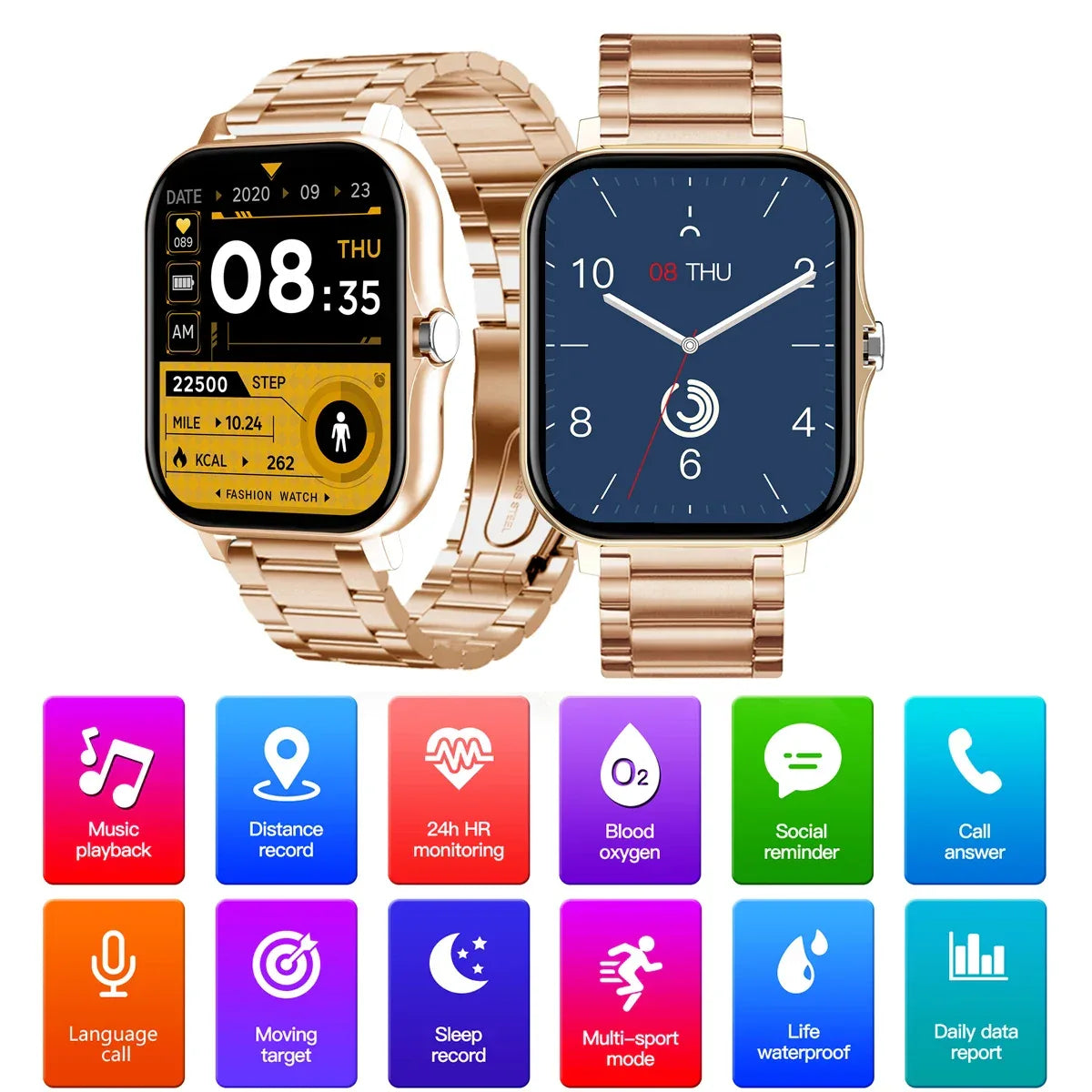 2025 New Smart Watch Men Women Gifts 1.83'' Full Touch Screen Sport Fitness Tracker Smartwatch Men BT Calls Digital smarthwhatch - Wear444