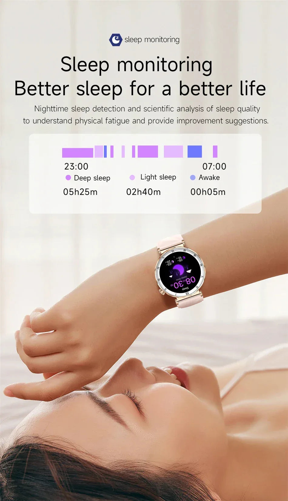 2025 New Fashion Smart Watch Women AMOLED Screen Bluetooth Call Watches Custom Dials Female Health Music Sport Ladies Smartwatch - Wear444