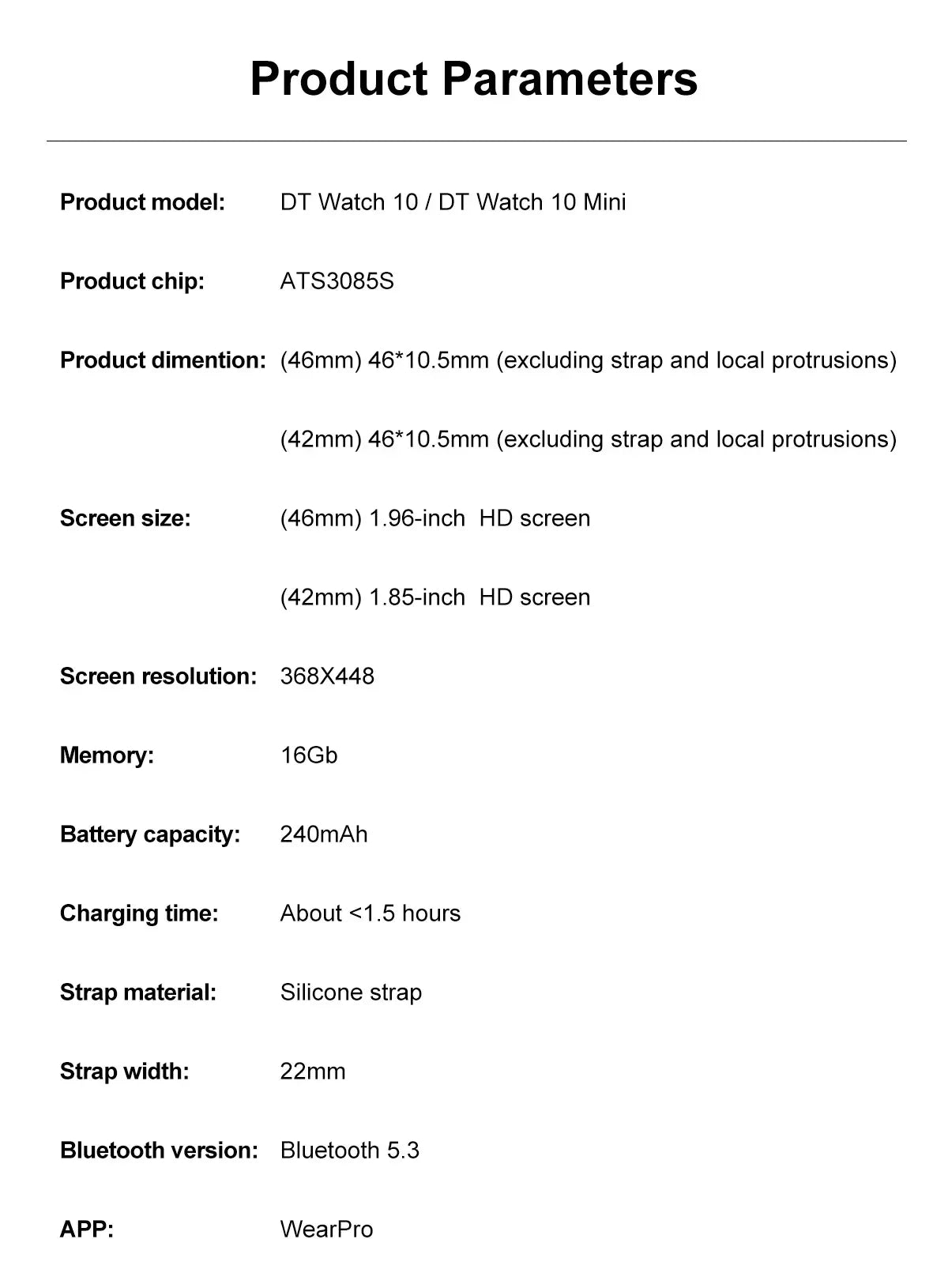 2025 New Original for Apple DT Watch 10 Smart Watch Men AMOLED 4GB Memory Music 3D Surround BT Call Waterproof smart watch Woman - Wear444