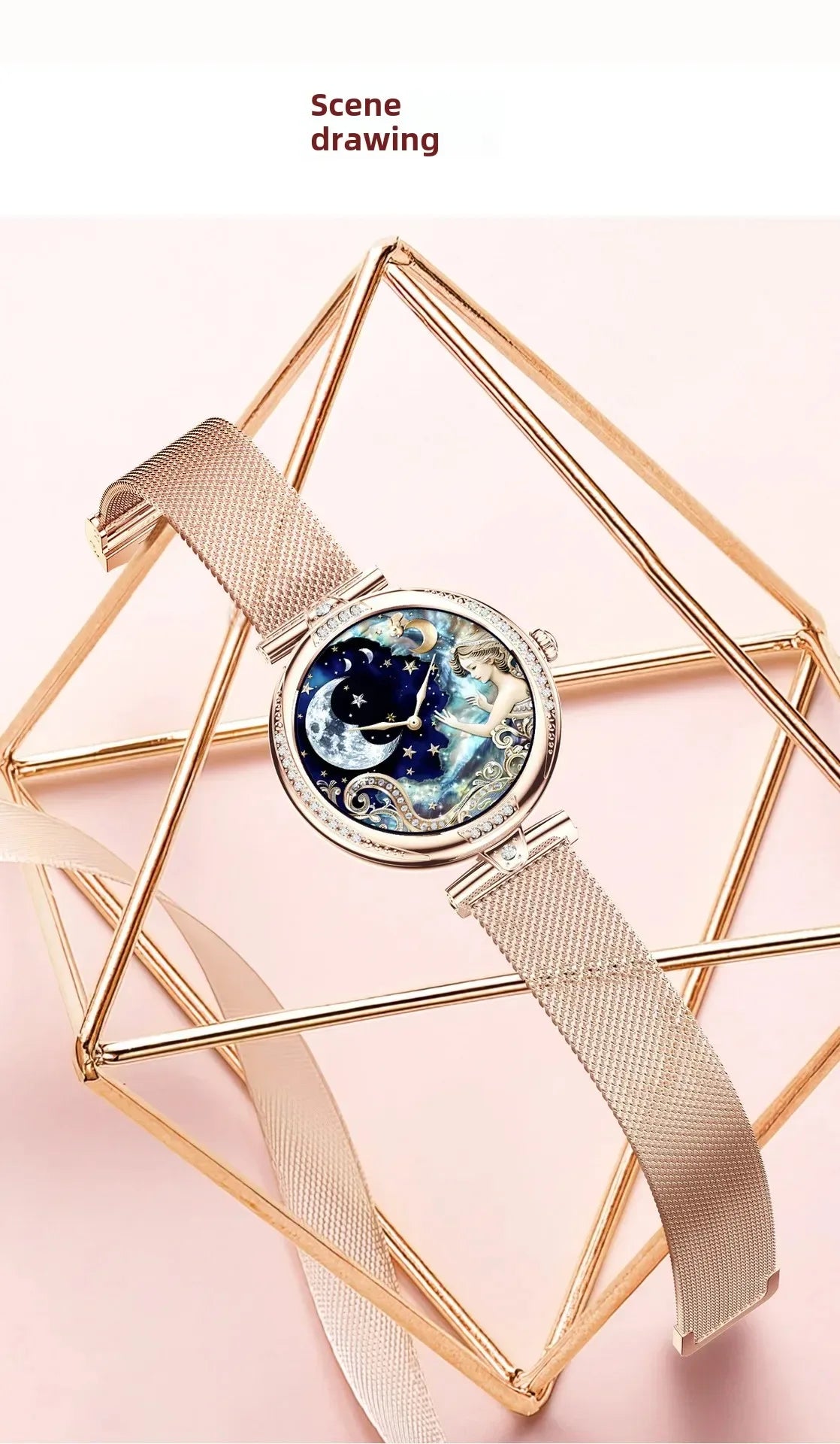 NX17PRO Women's Smart Watch With Metal Strap AMOLED Screen Bluetooth Calls Sports Health Monitor Fashion Decoration Wristwatch - Wear444