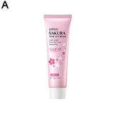 Sakura Lazy Cream Lightening Nourishing Brightening Skin Tone Natural Makeup Moisturzing Facial Cream