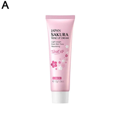 Sakura Lazy Cream Lightening Nourishing Brightening Skin Tone Natural Makeup Moisturzing Facial Cream