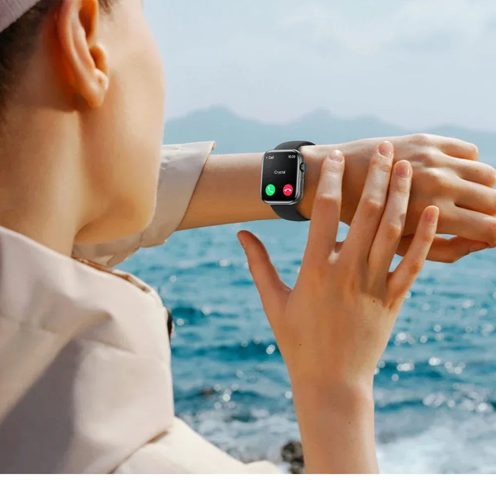 2026 Fit 3 Series 11 Smart Watch 1.83" AMOLED Screen Health Monitoring GPS Track HD Talk Sports Women Waterproof Watches For IOS - Wear444