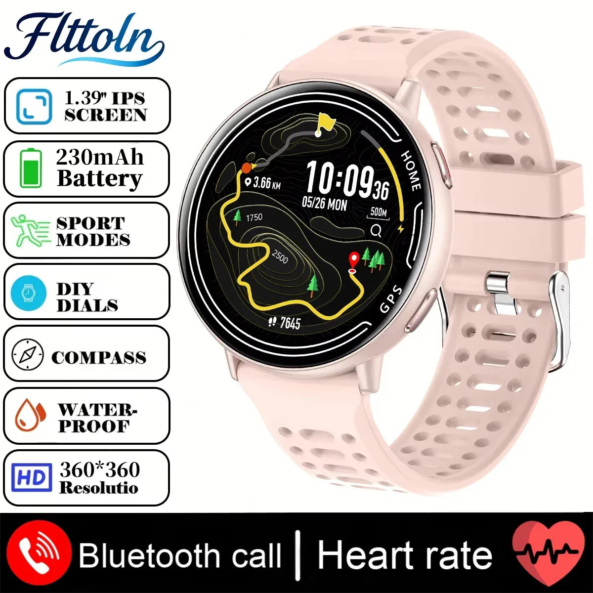 For Amazfit Active 2 GPS smartwatch for Men and Women, Ai GPT Amoled waterproof sports smartwatch Compass NFC BT call watch New - Wear444