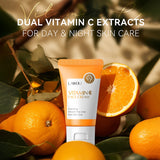 Vitamin C Facial Cleanser Skin Deep Cleansing Moisturizing Blackhead Removal skincare Face Wash Foam Face Cleanser Skin Care New