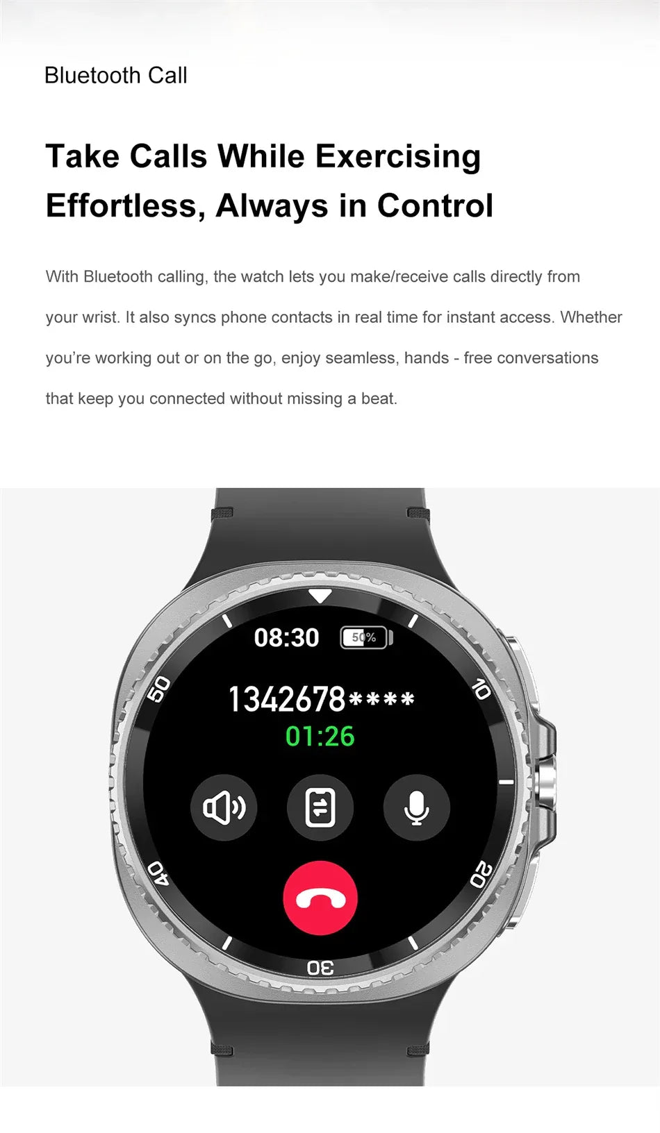 2025New Watch 8 Classic Smart Watch Men AMOLED Screen Bluetooth Call GPS Track Heart Rate IP68 Waterproof Smartwatch For Samsung - Wear444