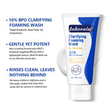 Acne Foaming Wash Benzoyl Peroxide 10% Maximum Antimicrobia Moisturizers reduces redness For Face & Body Skin Care Face Wash