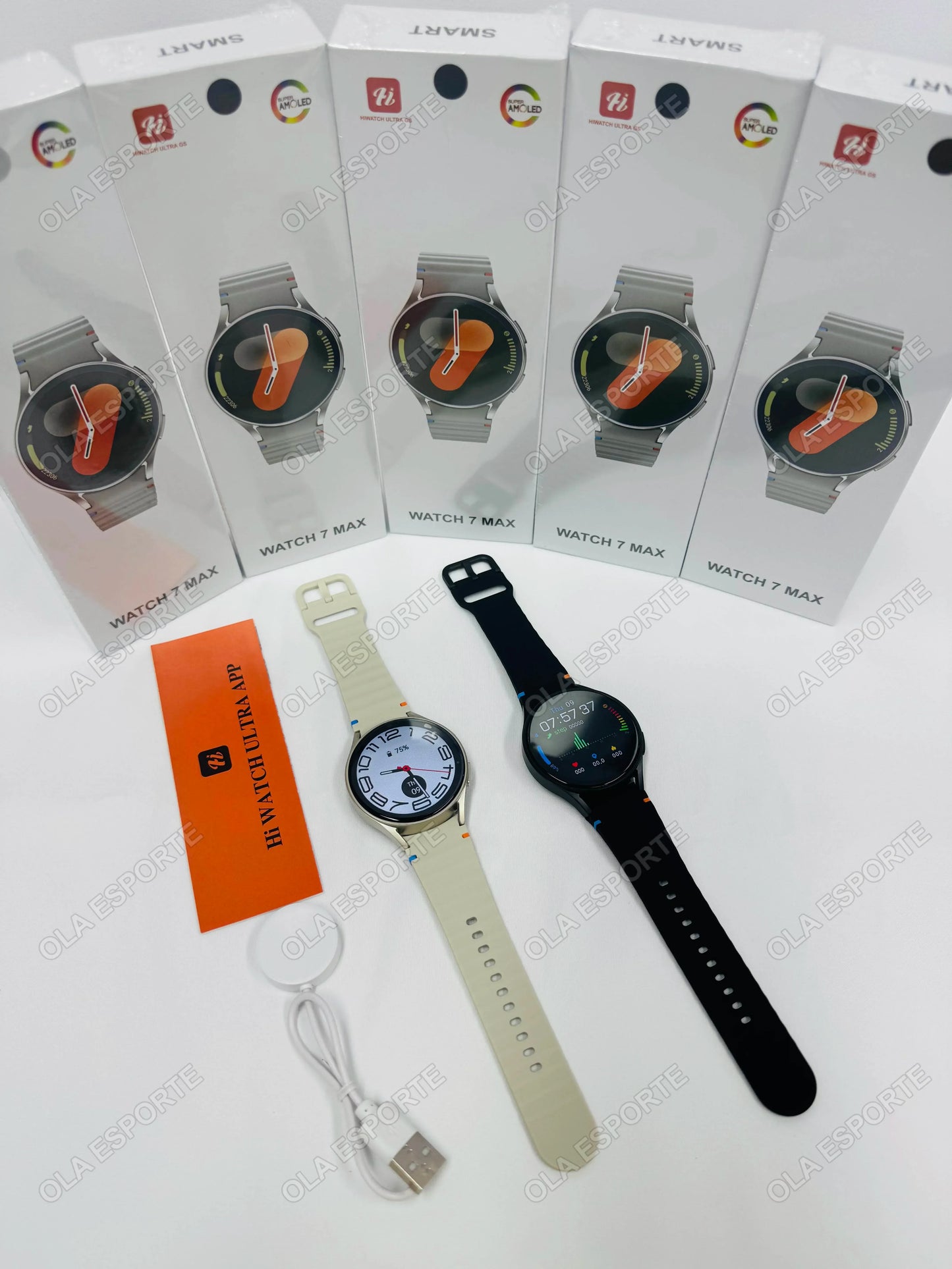 Smart Watch 6 Pro Original Premium GPS Smartwatches For Women Men Amoled Display Bluetooth Call 5ATM Waterproof Sport Wristwatch - Wear444