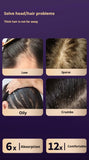 Electric Scalp Applicator Massage Liquid Guide Comb Hair Growth Comb Vibrating Red Light Microcurrent Heating