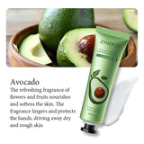 10pcs Fruit and Flower Fragrance Hand Cream Moisturizing Refreshing Nourishing Improving Roughness Hands Skin Care Products