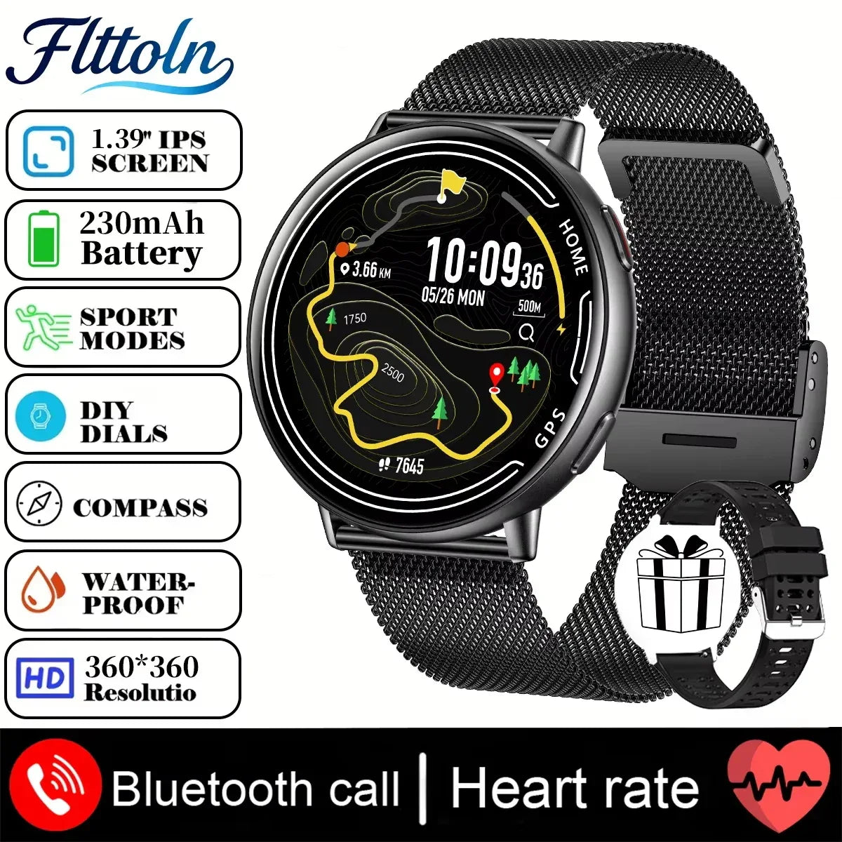 For Amazfit Active 2 GPS smartwatch for Men and Women, Ai GPT Amoled waterproof sports smartwatch Compass NFC BT call watch New - Wear444