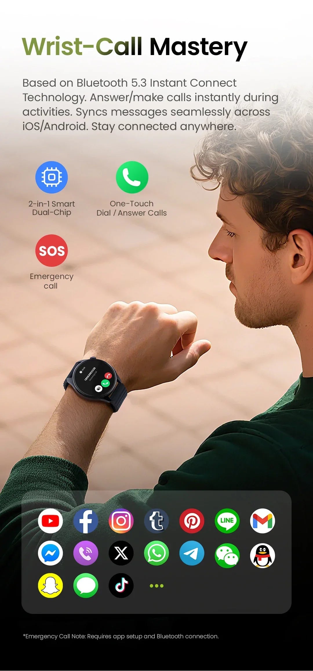 HAYLOU Watch 4S GPS Smartwatch 1.43” HD AMOLED Display 5 Satellite GPS Positioning 120+ Workout Modes Sport Fitness Smart Watch - Wear444