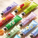 10pcs Fruit and Flower Fragrance Hand Cream Moisturizing Refreshing Nourishing Improving Roughness Hands Skin Care Products